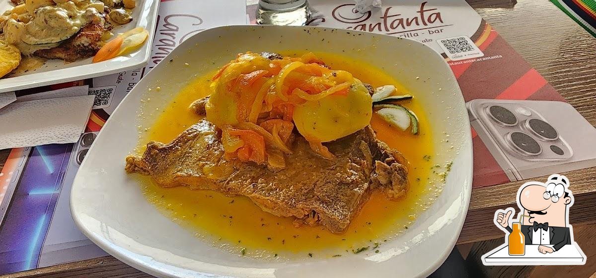 Trucha en salsa agridulce con guarnición — plato del día Carantanta
